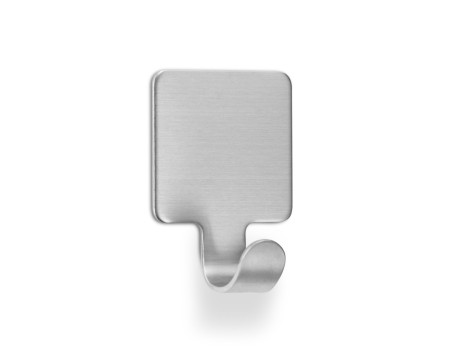 COLGADOR ADHESIVO ACERO INOXIDABLE 2 UNID