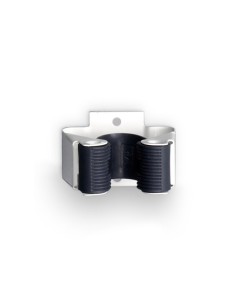COLGADOR ESCOBAS ADHESIVO BLANCO 2 UNIDADES