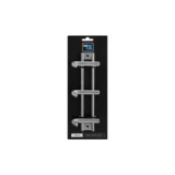 COLGADOR PARED ACERO INOXIDABLE 3 GANCHOS