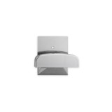 COLGADOR ADHESIVO CROMADO BASE INOX - 1 UNIDAD