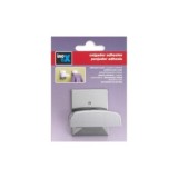 COLGADOR ADHESIVO CROMADO BASE INOX - 1 UNIDAD