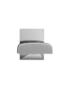 COLGADOR ADHESIVO CROMO MATE ACERO INOXIDABLE