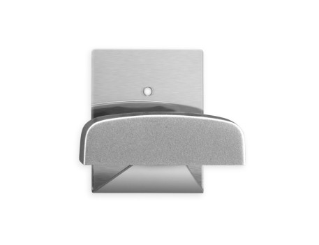 COLGADOR ADHESIVO CROMO MATE ACERO INOXIDABLE