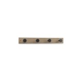 COLGADOR MADERA HAYA 4 POMOS CERTIFICADO PEFC