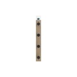 COLGADOR MADERA HAYA 4 POMOS CERTIFICADO PEFC