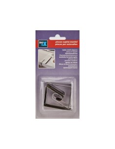 PINZA SUJETAMANTEL ACERO INOXIDABLE METALICA 2