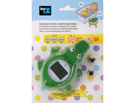 TERMOMETRO DIGITAL COCODRILO PARA BAÑERA INFANTIL