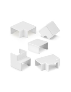 BLISTER 7 ACCESORIOS CANALETA 25X16MM BLANCO