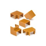 BLISTER 7 ACCESORIOS CANALETA 16X10MM CEREZO