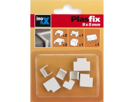BLISTER 7 ACCESORIOS CANALETA 9X5MM SURTIDO