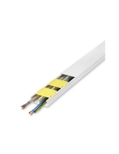 CANALETA 53X20MM BLANCO CON SEPARADOR INTERIOR
