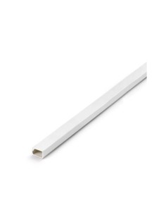 CANALETA ADHESIVA 12X7MM BLANCA TAPA BISAGRA 2M