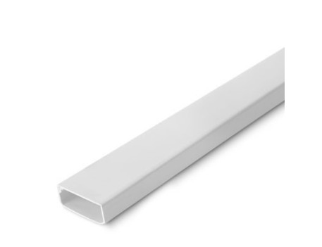 CANALETA 30X11,5MM BLANCA TAPA BISAGRA FIJACIÓN TORNILLO 2M