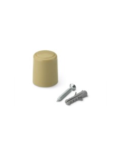 PACK 2 TOPES PUERTA CON TORNILLO COLOR BEIGE