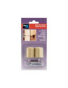 PACK 2 TOPES PUERTA CON TORNILLO COLOR BEIGE 2