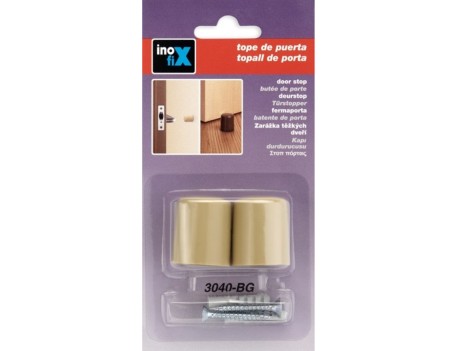 PACK 2 TOPES PUERTA CON TORNILLO COLOR BEIGE