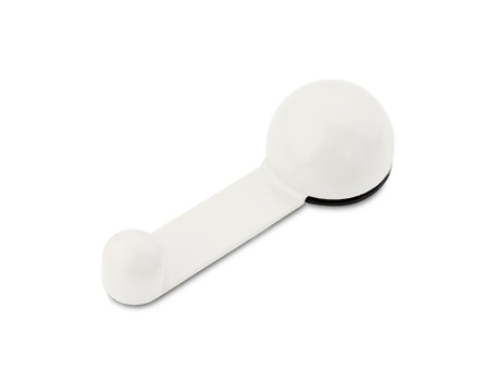 TOPE RETENEDOR GIRATORIO ADHESIVO BLANCO 1 UNIDAD