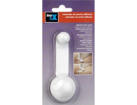 TOPE RETENEDOR GIRATORIO ADHESIVO BLANCO 1 UNIDAD