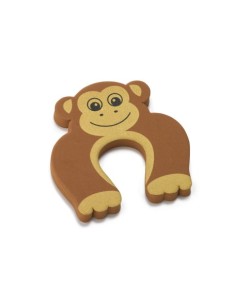 TOPE SALVADEDOS PUERTA MARRÓN CON FIGURA ANIMAL