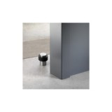 TOPE PUERTA ALTO ACERO INOX CON AMORTIGUADOR CAUCHO