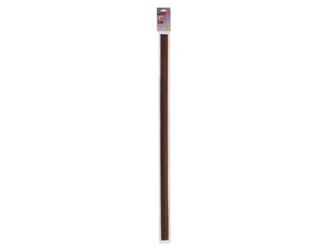 BURLETE BAJO PUERTA ADHESIVO 1000MM MADERA OSCURA
