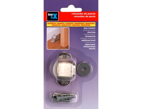 RETENEDOR MAGNÉTICO METÁLICO DE SUELO PARA PUERTA