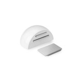 RETENEDOR MAGNÉTICO ADHESIVO BLANCO PARA PUERTA