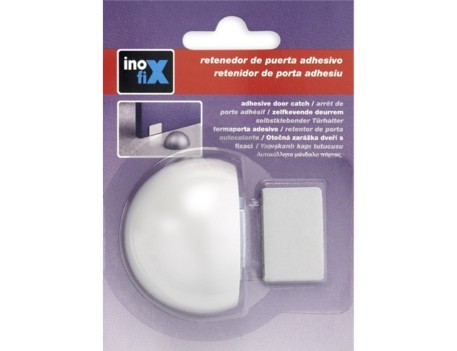 RETENEDOR MAGNÉTICO ADHESIVO BLANCO PARA PUERTA