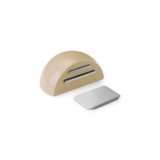 RETENEDOR MAGNÉTICO ADHESIVO BEIGE PARA PUERTA