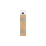COLGADOR PARED MADERA HAYA 2 POMOS NATURAL