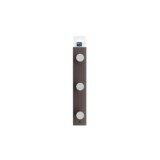 COLGADOR PARED MADERA HAYA 3 POMOS WENGUÉ