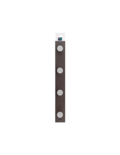COLGADOR PARED MADERA HAYA 4 POMOS WENGUÉ 2
