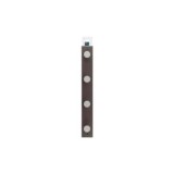 COLGADOR PARED MADERA HAYA 4 POMOS WENGUÉ