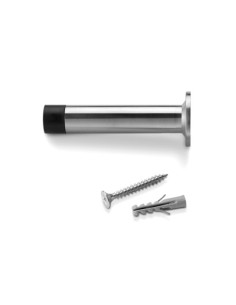 TOPE PUERTA PARED ACERO INOXIDABLE CON TORNILLO