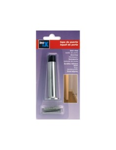 TOPE PUERTA PARED ACERO INOXIDABLE CON TORNILLO 2