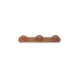 COLGADOR PARED MADERA SAPELLY 3 GANCHOS