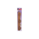 COLGADOR PARED MADERA SAPELLY 3 GANCHOS