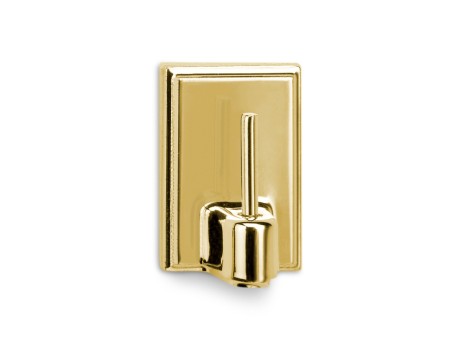 COLGADOR ADHESIVO DORADO PORTAVISILLOS 4 UD
