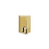 COLGADOR ADHESIVO DORADO PORTAVISILLOS 4 UD