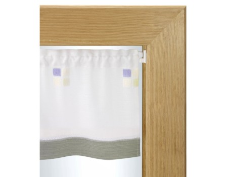 COLGADOR ADHESIVO DORADO PORTAVISILLOS 4 UD