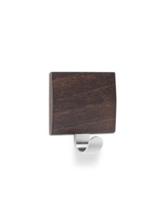 COLGADOR ADHESIVO WENGUE ACERO INOXIDABLE
