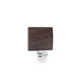 COLGADOR ADHESIVO WENGUE ACERO INOXIDABLE