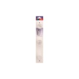 COLGADOR FRESNO 3 POMOS TEXTURA BLANCO