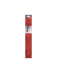 COLGADOR FRESNO 3 POMOS TEXTURA ROJO 2