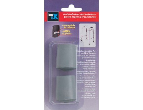 CONTERA EXTERIOR GOMA 25MM GRIS PARA ANDADORES