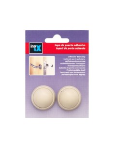TOPE DE PUERTA ADHESIVO PARA PARED COLOR BEIGE 2