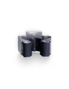 COLGADOR ESCOBAS ADHESIVO ACERO PACK 2 UNIDADES