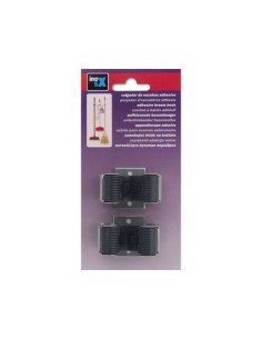 COLGADOR ESCOBAS ADHESIVO ACERO PACK 2 UNIDADES 2