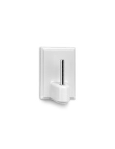 BLISTER 4 COLGADORES ADHESIVOS BLANCOS PORTAVISILLOS