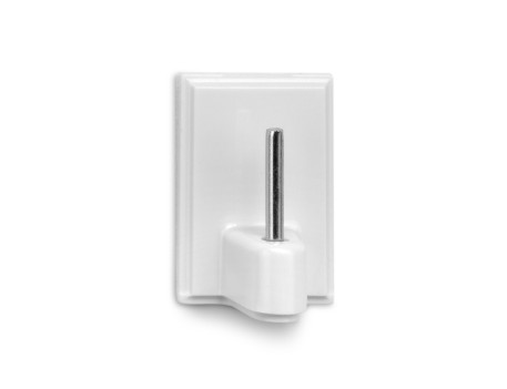 BLISTER 4 COLGADORES ADHESIVOS BLANCOS PORTAVISILLOS
